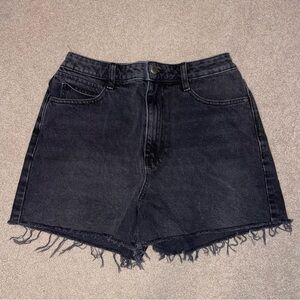 Black Zara Jean Shorts